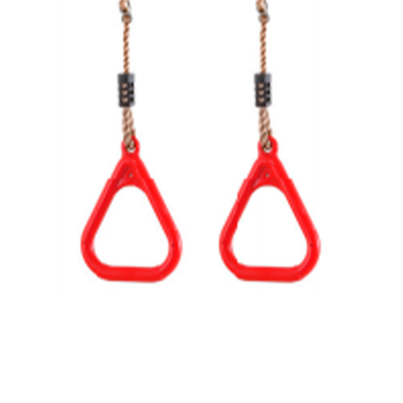 Anéis de escalada triangulares de plástico para crianças Anéis de escalada triangulares de plástico para crianças