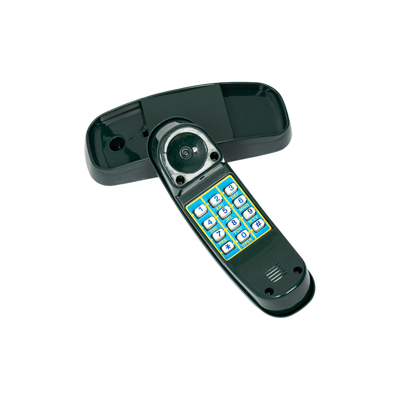 Telefone simulado para playground de madeira ao ar livre