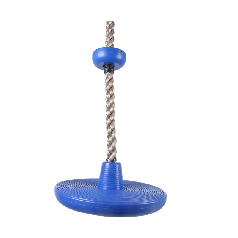 Corda de escalada multicolorida com disco