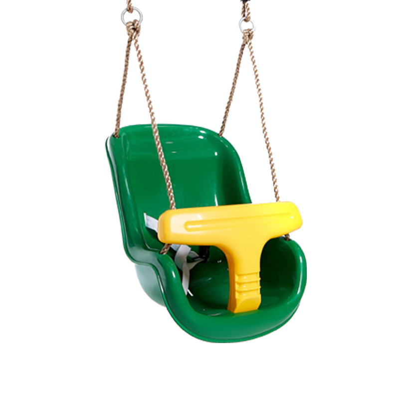 Balanço infantil de plástico com encosto alto